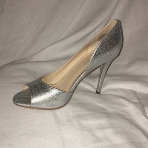 Nine West “Dorey” d’orsay, peeptoe pump - 7M - EUC